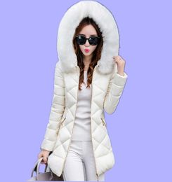 Womens Winter Jacket New Large Fur Collar Hooded Winter Coat Women Thick Warm Loose Parka Female Jackets4788959