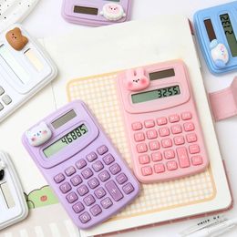 Cartoon Cute Calculator Fashion Mini Portable Small Office Computer för grundskolestudenter 240430