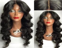 Body Wave Silk Base Full Lace Front Human Hair Wigs With Baby Hair Unprocessed Virgin Brazilian Glueless Silk Top Full Lace Wigs7566159