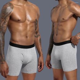 Underpants Chic Swimming Shorts Solid Colour Soft Bathing Trunks Breathable Boxer Briefs Inner Wear Clothes