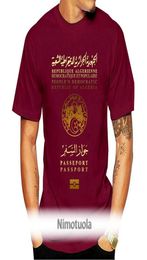 Algerian Republic PassPort Cover T Shirt Algerie Lovers Of Algeria Patriotic Passport2 Men039s TShirts1224152