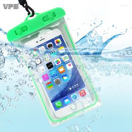 Storage Bags Clear Sealed Swimming Bag Smartphone Waterproof Pack Universal Diving Surfing Mobile Phone Neck Pouch For Beach Case