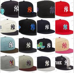 2024 Newest 29 Colours USA New York Baseball Adjustable Hat Black Basketball Cap Men Vintage Flat Sport Base Ball Snapback Caps Letters Bone Chapeau Ma19-09