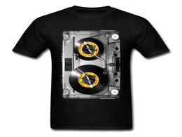 Old School Cassette TeeShirt NONSTOP Play Tape T Shirt Electronic Music Rock Tshirts For Men Birthday Gift Band TShirt 2107074524074