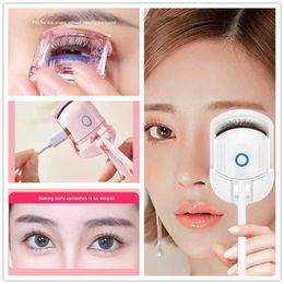 Eyelash Curler Electric heated eyelash curler empire controlled charging durable curling and shaping will not harm long eyelash makeup tools Q240517