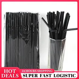 Disposable Cups Straws Can Be Reused Durable 100 Pieces/pack Wedding Party Accessories Straw Luxurious Plastic Versatile 6 210mm