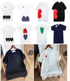 2021 Summer tshirt Designer T Shirts Men Tops Love red heart Letter Embroidery Mens Women Clothing Short Sleeved shirt womens Tee 4511361
