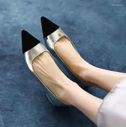 Casual Shoes Pointed Toe Women Loafers Autumn For Work Female Slip On Ladies Fashion Flats Zapatillas Mujer