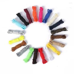 Shoe Parts Men's And Women's Sports Shoelaces Solid Colour Round Shoelace Suitable For All Shoes Laces Accessories Unisex