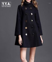 Fashion Plus Size Winter Coat Women Long Wool Coats High Quality Double Breasted Woollen Jacket Poncho Autumn Cashmere Coat11200840