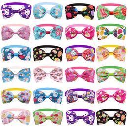 Dog Apparel Pet Tie Supplies Holiday Easter Bow Puppy Eggs Small Cat Cute Collar Bowties