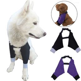 Dog Apparel Elbow Brace Protector Anti-Lick Wound Soft Breathable Pain Relief Shoulder Support Sleeves Pads For Canine