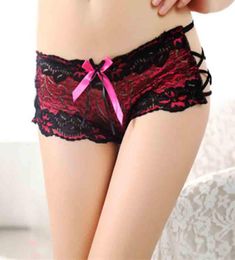 Hollow out Lace women panties briefs floral see through bandage underwears boxers shorts sexy low rise lingeries woman fashion clo4857386