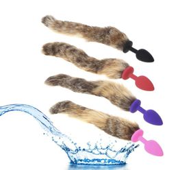 Anal Sex Toys Love Faux Fox Tail Butt Anal Plug Sexy Romance Cute Funny Adult Sex Game Toys q1706873914557