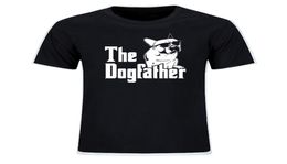 The Dogfather Dog Dad French Bulldog Funny T Shirts Men Summer Cotton Harajuku Short Sleeve O Neck Streetwear Tops EU Size 2107069505078