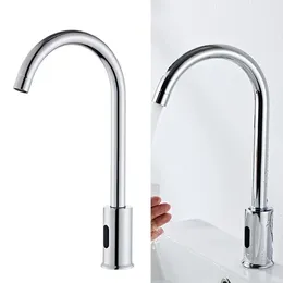 Bathroom Sink Faucets Touchless Faucet Alloy Rotatable Flexible Easy To Install Kitchen For El Restaurant Bar Basin Home