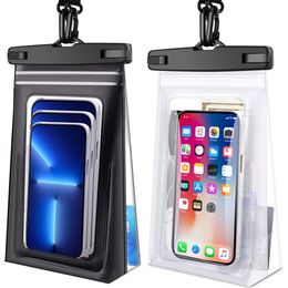 2 Pack Water Proof Pouch Case for iPhone 15 14 13 12 Plus Pro Max Samsung Carnival 2024