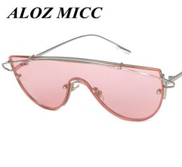 ALOZ MICC Steampunk goggle Sunglasses Women Pink Hipster Oversize Brand Designer Sunglasses Hip Hop Big Size Shades Glasses A0186534092