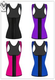 Latex Waist Cincher Corset with Straps Steel Boned Waist Trainer Rubber Corsets Body Shaper Latex Look Bustier Waist Training Vest5178910