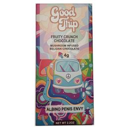 2024 wholesale FRUITY CRUNCH CHOCOLATE good trip bag Packaging Boxes with Compatible Chocolate Mold
