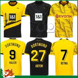 Soccer Jerseys 23 24 REUS REYNA Soccer Jerseys 2023 Cup version DORTMUND KAMARA HUMMELS ADEYEMI BRANDT shirt HAZARD RYERSON BYNOEGITTENS KIDS KIT football unifor