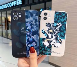 Cartoon Army Bear Phone Cases For Iphone Case IPhone 7 Max 7S XR 12 Mini SE 6 8 Plus 11 13 Pro X XS 6S Cover2519464