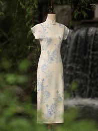 Ethnic Clothing Chinese-style Cheongsam 2024 Improved Young Girl Retro China Style Women's Can Be Worn Daily By Small People