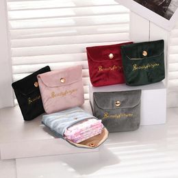 Storage Bags Napkin Sanitary Bag Pouch Women Girl Cute Towel Lipstick Coin Purse Headphone Case Holder