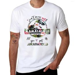 Men's Polos Mamasaurus - Jurasskicked T-Shirt Aesthetic Clothes Sports Fans Hippie Funny T Shirts For Men