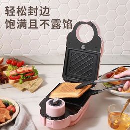 220V Electric Sand Maker Waffle Multibaker Toaster Baking Breakfast Machine takoyaki Donut Sandera 240517