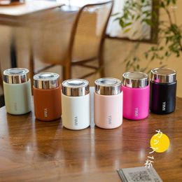 Water Bottles Women 316 Stainless Steel Coffee Pocket Accompanying Cup For Students Japanese Mini Insulated Small Men And