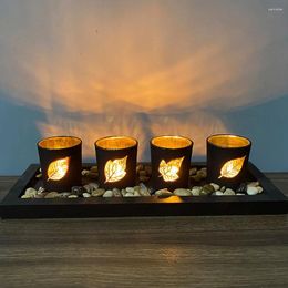 Candle Holders Home Decoration Accessories Creative Holder Kitchen Restaurant Romantic Candlestick Christmas Halloween Bar Party