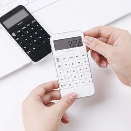 Fashion Digit Calculator White Electronic Display Pocket Office Universal CalculatorCalculator Mini 240430