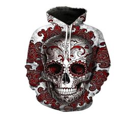 Skull 3D Printed Hoodies Men Women Couple Sweatshirts Hooded Pullover Brand S5xl Quality Tracksuits Boy Top Fashion Outwear 10 St6558830