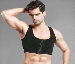 Men039s Body Shapers Male Control Chest Bra Gynecomastia Shaper Vest Tops Sexy Men Posture Corrector Compression Shirt CorsetMe4559630250