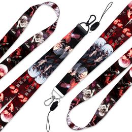 halloween japanese childhood movie film Keychain ID Credit Card Cover Pass Mobile Phone Charm Neck Straps Badge Holder Keyring Accessories 2330