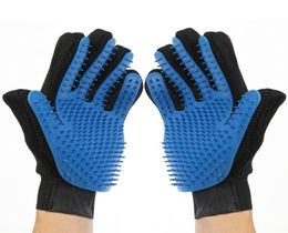 Pet hair glove Comb Pet Dog Cat Grooming and Cleaning Glove Deshedding Hair Removal dog Brush Promote Blood Circulation9170624