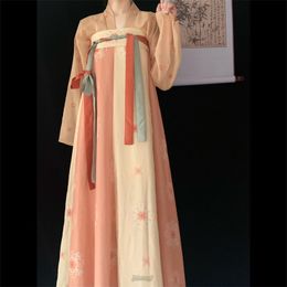 Stage costume Traditional Chinese costume Hanfu xiezong Suit Women chic printed fairy costume Cosplay costume Ancient Oriental style princess costume