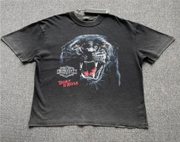 2022ss Sleeve T Shirt Men Women Tiger Head Print 11 Quality Vintage Oversized Tshirt Top Tees4689994