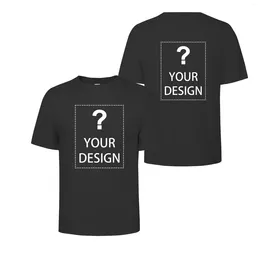 Men's T Shirts Cotton Custom Shirt Make Your Design Logo Text Men Women Print Original Gifts Tshirt