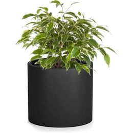 Planters Pots Black plants indoor plant pots indoor plant plants 12 inch potted modern plant brackets drainage plugs fiber optic stonesQ240517