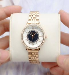 Fashion Designers Watches Light Luxury Internet Celebrity Woman Wristwatch with Rhinestones AllMatch Women Rose Gold Quartz Watch7295785