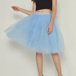 Skirts Mini Skirt Carnevale Women Tulle Knee Length Long Adult Tutu Layered Short Prom Party Women's Clothing Trend 2024