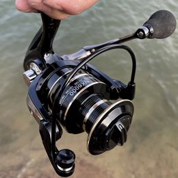 High-Quality Metal Spool Saltwater 5.2 1/4.7 1 High Speed Reel Waterproof Suitable for Pike Fishing 2000-7000Sreies 240508