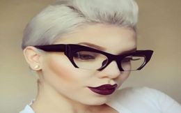 Cat Eye Ladies Small Half Frame Glasses Women Brand Optical Fashion Eyewear Computer Glasses3842191