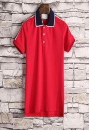Plus 3XL Size Multi Embroidery Polo Shirts Man Fashion Design Ribbed Sleeves Split Hem Stretch Polos Top Male8288357