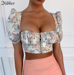 2019 summer sexy club wear crop top boho tshirt women039s Elegant office ladies Casual shirts fashion mujer High street teeshir8605793