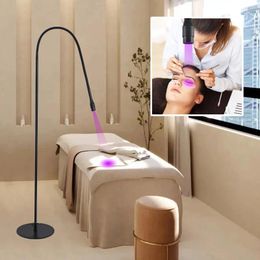 False Eyelashes UV Led Lamp Eyelash Extension System Glue Cured In 1-3 Seconds 5w With Foot Pedal