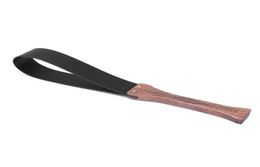 Flogger Bdsm Leather Whip Wooden Handle Fetish Lash For Sex Toys for Woman Adult Games Spanking Bondage Restraints Whips Y2006161492545