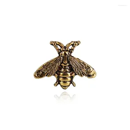 Brooches Fashion Retro Creative Bee Suit Wedding Brides Men's And Women's Shirt Collar Pin Accessories For Women 1 PCS